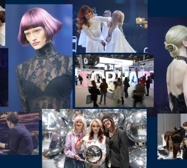 Foto-Collage mit Bildern der TOP HAIR Messe 2026: Bühne, Talk, Hands-On